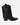 Botas Vaqueras Media Caña Cuero Mujer Aintza Negro Carmela