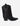 Botas Vaqueras Media Caña Cuero Mujer Aintza Negro Carmela