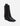 Botas Vaqueras Media Caña Cuero Mujer Aintza Negro Carmela