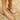 Sandalias Planas Mujer Cuero Trenzado Aitana Dorado Carmela