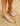 Sandalias Planas Mujer Cuero Trenzado Aitana Dorado Carmela