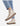 Zapatillas Urbanas Caña Alta Cuero Tachas Mujer Alyse Blanco Carmela