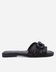Sandalias Cuero Mujer Ariadna Negro Carmela
