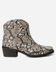 Botines Cuero Mujer Carmina Animal Print Rosado Carmela