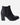 Botines Tacos Cuero Mujer Consue Negro Carmela