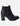 Botines Tacos Cuero Mujer Consue Negro Carmela