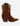 Botas Vaqueras Media Caña Mujer Cuero Daisy Brandy Bullboxer