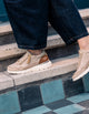Zapatillas Urbanas Cuero Mujer Efa Beige Carmela