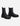 Botines Chelsea Cuero Mujer Elin Negro Bullboxer
