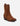 Botas Vaqueras Media Caña Cuero Mujer Flor Camel Carmela