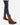 Botas Vaqueras Media Caña Cuero Mujer Flor Camel Carmela