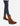 Botas Vaqueras Media Caña Cuero Mujer Flor Camel Carmela