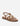 Sandalias Planas Mujer Cuero con Tachas Gala Camel Carmela