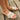Sandalias Planas Mujer Cuero Trenzado Isadora Dorado Carmela