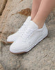 Zapatillas Urbanas Cuero Mujer Jet Blanco Bullboxer