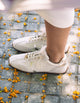 Zapatillas Urbanas Mujer Cuero Kali Plata Carmela