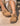 Zuecos Mujer Cuero Kiara Camel Carmela