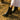 Botines Taco Mujer Lana Negro Poelman
