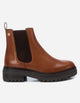 Botines Cuero Mujer Lidia Camel Carmela
