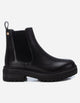 Botines Chelsea Cuero Mujer Lidia Negro Carmela