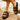 Sandalias Mujer Cuero Gamuza con Tachas Melisa Negro Carmela