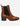 Botines Chelsea Taco Cuero Mujer Mercedes Camel Carmela