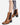 Botines Chelsea Taco Cuero Mujer Mercedes Camel Carmela