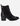 Botines Chelsea Taco Cuero Mujer Mercedes Negro Carmela