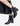 Botines Chelsea Taco Cuero Mujer Mercedes Negro Carmela