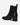 Botines Chelsea Taco Cuero Mujer Mercedes Negro Carmela