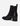 Botines Chelsea Taco Cuero Mujer Mercedes Negro Carmela