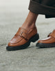 Mocasín Cuero Mujer Nerea Camel Carmela