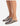 Babuchas Mujer Cuero Calado Oceane Gris Carmela