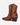 Botas Vaqueras Media Caña Taco Cuero Mujer Patrizia Camel Carmela