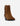 Botas Vaqueras Media Caña Flecos Cuero Mujer Rossella Camel Carmela