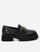 Mocasín Cuero Mujer Sabela Negro Carmela