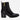 Botines Taco Cuero Mujer Sandra Negro Carmela