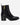 Botines Taco Cuero Mujer Sandra Negro Carmela