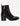 Botines Taco Cuero Mujer Sandra Negro Carmela