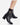 Botines Taco Cuero Mujer Sandra Negro Carmela