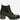 Botines Chelsea Cuero Taco Mujer Sanna Negro Bullboxer