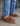 Mocasines Flecos Cuero Mujer Silk Café Poelman