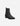 Botas Vaqueras Cortas Mujer Cuero Tartor Negro Poelman