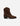 Botas Vaqueras Cortas Mujer Cuero Veluxe Brandy Bullboxer