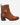 Botines Taco Cuero Mujer Vittoria Camel Carmela