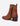 Botines Taco Cuero Mujer Vittoria Camel Carmela