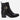 Botines Taco Cuero Mujer Vittoria Negro Carmela