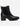 Botines Chelsea Taco Cuero Mujer Xune Negro Carmela