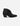 Botines Mujer Cuero Trenzado Taco Zeva Negro Bullboxer