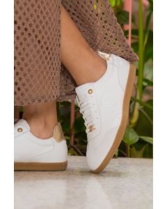 ZAPATILLAS MUJER CUERO ALBA-0-60 BLANCO